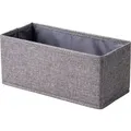 Produktbild: Fackelmann Universalkörbchen Textil 13 cm x 12 cm x 28 cm Grau