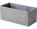 Produktbild: Textil Aufbewahrungskorb faltbar FACKELMANN BxHxT 13x12x28 cm grau 86896