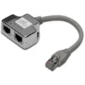 Produktbild: Digitus CAT 5e Patchkabel-Adapter, 2x CAT 5e, geschirmt Netzwerkkabel