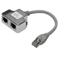 Produktbild: Digitus Digitus RJ45 Netzwerk Adapter CAT 5, CAT 5e [1x RJ45-Stecker - 2x RJ45 Adapter