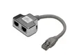 Produktbild: Digitus CAT 5e Patchkabel-Adapter, 2x CAT 5e, geschirmt