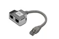 Produktbild: Digitus CAT 5e Patchkabel-Adapter, 2x CAT 5e, geschirmt