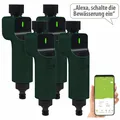 Produktbild: 4er-Set Zigbee-Bewässerungscomputer mit Ventil, App- & Sprachsteuerung