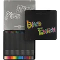 Produktbild: FABER-CASTELL Black Edition Buntstifte farbsortiert, 24 St.