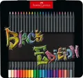 Produktbild: Faber-Castell Buntstift Faber-Castell Buntstifte Black Edition 24er Metalletui