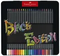 Produktbild: FABER-CASTELL Dreikant-Buntstifte Black Edition 24er Etui