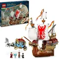 Produktbild: LEGO Harry Potter Trimagisches Turnier: Die Ankunft, magisches Abenteuer-Spielzeug mit Beauxbatons-Kutsche und Durmstrang-Schiff,  Geschenk für Ju... - Bronze