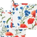 Produktbild: REDBEST Topflappen Topflappen 2er-Pack, Blumen