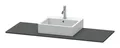 Produktbild: Duravit Xsquare Konsole mit einem Ausschnitt mittig 1400 x 550 x 16 mm -...