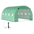 Produktbild: Outsunny - Gewächshaus - 398Lx298Wx198Hcm - Grün