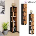 Produktbild: Eckregal Standregal Bücherregal Lio Wandregal Raumteiler 5 Ebenen ANT/GKO Vicco