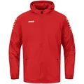 Produktbild: JAKO Allwetterjacke Team 2.0 (100% Polyester, wasserabweisendes Obermaterial) rot Kinder, Größe: 164