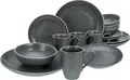 Produktbild: CreaTable, 22807, Industrial Chic anthrazit, Kombiservice 16-tlg, Steinzeug