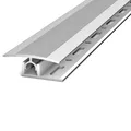 Produktbild: Übergangsprofil mit Basisprofil 100cm Silber