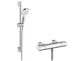 Produktbild: Hansgrohe Ecostat 1001 CL Combi 65 cm mit Crometta Vario Handbrause
