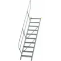Produktbild: MUNK Aluminium-Treppe Stufen 45° 10 Stufen