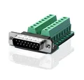 Produktbild: euroharry DB15 bis Terminal Schnittstelle: DB15 15pin männlicher Adapter