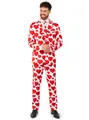 Produktbild: Valentinstags Herz Kostüm Anzug - für Karneval - Ein Anzug mit ganz viel Herz!