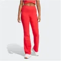 Produktbild: adidas Sportswear Leggings W SL SJ FLARLEG (1-tlg) Hoher Bund, ausgestellte Beinform rot XXL
