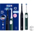 Produktbild: Oral-B iO Series 2 Elektrische Zahnbürste + 2. Handstück Night Black/ Forest Green