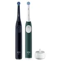 Produktbild: Oral-B Elektrische Zahnbürste - iO 2 + 2. Handstück - Night Black/Forest Green