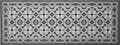 Produktbild: oKu-Tex Fußmatte | Schmutzfangmatte, Küchenläufer | Mosaik Muster Kacheln Kariert | Waschbar | Türvorleger für innen | rutschfest | grau/anthrazit | 45 x 120 cm
