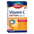 Produktbild: Vitamin C 600 Forte 42 Tabletten – mit Zink und D3 für Abwehrkräfte Zellschutz