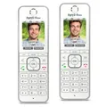 Produktbild: 2er Pack FRITZ!Fon C6 DECT-Telefon, Weiß [Farbdisplay 180 ppi, beleuchtete Tasta