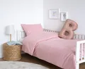Produktbild: LOOLAY Bettwäsche Baumwolle 2 teilig - Kinder Bettwäsche-Sets 1x Bettbezug 110 x 125 cm und 1x Kissenbezug 35 x 55 cm – Mit Reißverschluss – Atmungsaktiv, Hautfreundlich