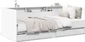 Produktbild: vidaXL Tagesbett mit Schubladen ohne Matratze Weiß 90x190 cm