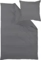 Produktbild: Curt Bauer Mako-Brokat-Satin Bettwäsche-Garnitur Dessin 9033 BENTE Farbe stone-253 Größe 135x200+80x80cm