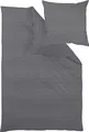 Produktbild: Curt Bauer Bettwäsche Bente Mako-Brokat-Satin Stone Größe 135x200 cm (80x80 cm)