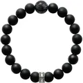 Produktbild: THOMAS SABO Armband Armband Obsidian, mit Obsidian schwarz|silberfarben 21