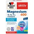 Produktbild: Doppelherz Magnesium aktiv, 30 Tabletten, Magnesiumoxid + B1 + B6 + B12 + Folsäure, 400mg