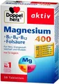 Produktbild: Doppelherz Magnesium 400 + B1 + B6 + B12 + Folsäure 30 Stück