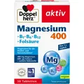 Produktbild: Doppelherz aktiv Magnesium 400+B1+B6+B12 Folsäure 30 St