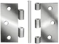 Produktbild: August Vormann, Innenausbau Scharnier mit losem Stift Edelstahl, 63 x 63 mm, Matt, 48549