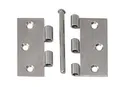 Produktbild: Scharnier mit losem Stift Edelstahl matt 63x63mm, AV10614060