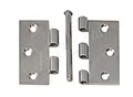Produktbild: LINDEMANN Scharnier mit losem Stift Edelstahl matt 63x63mm