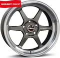 Produktbild: Borbet DB8GT graphite rim polished 8.5x18 ET20 - LK5/114.3 ML72.5 Alufelge grau