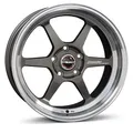 Produktbild: 1x BORBET DESIGN DB8/GT graphite rim polished 8.5Jx18 5x114.3 ET20