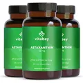 Produktbild: Vitabay Astaxanthin 12mg - Hochdosiert und Vegan - 270 (3er Set) Natürliche Astaxanthin Softgel Kapseln - Bräunungskapseln
