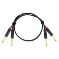 Produktbild: CORDIAL Kabel audio doppelt jack mono 60 cm Kabel AUDIO Essentials Jack