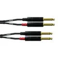 Produktbild: Cordial CFU 0.6 PP Doppel-Klinkenkabel 0,6 m