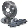 Produktbild: ATEC Germany Bremsenset Hinterachse inkl. Bremsscheiben Ø 240 mm Voll + Bremsbeläge Hinten Kompatibel mit OPEL ASTRA G (T98) (F35) (F70), ASTRA H (A04)(L70), MERIVA A (X03)