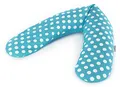Produktbild: Theraline Ersatzbezug für Das Original Schwangerschaftskissen & Stillkissen, Stillkissen Bezug 190 cm, aus 100% Baumwolle, Farbe: Indie Dots Petrol