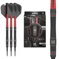 Produktbild: Target Darts Scope Softdarts, 90% Tungsten Dart-Set, Barrel 11-21G | Rote & Schwarze, Dart-Set mit Pixel-Spitzen, Elektronische Darts, Softdarts