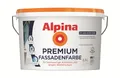Produktbild: Alpina Premium Fassadenfarbe – weiß, matt – hochwertige Aussenfarbe mit langem Wetterschutz – ergiebig, wetterbeständig & atmungsaktiv – 2,5 Liter