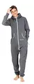 Produktbild: Moniz Herren Jumpsuit, Onesie, Overall (XS, Dunkelgrau)