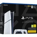 Produktbild: PlayStation 5 Slim Digital Edition + Zusätzlicher Controller Weiß